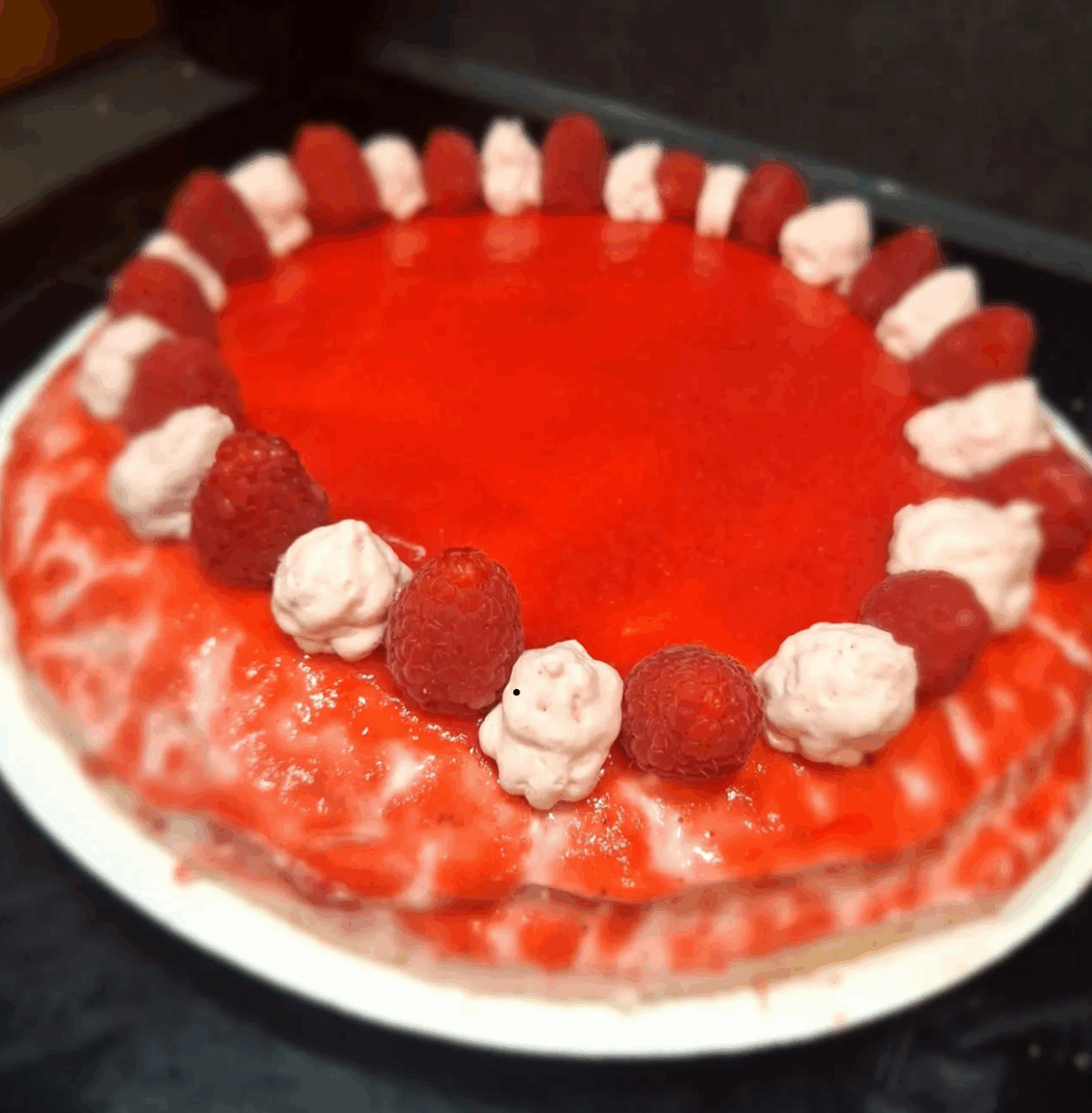 Bavaroise fruit rouge